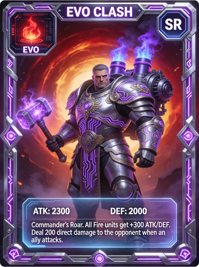 EVO CLASH Card