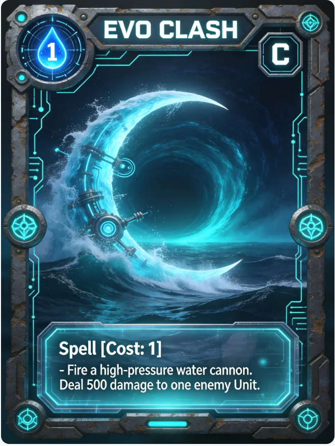 EVO CLASH Card