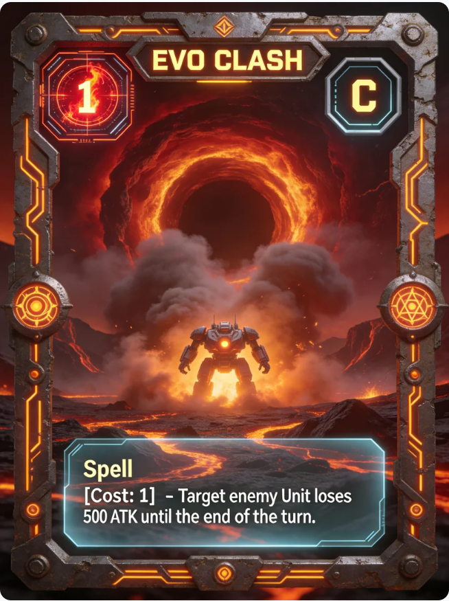 EVO CLASH Card