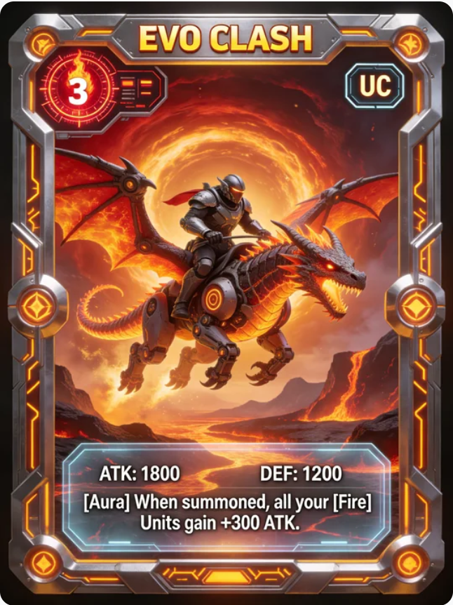 EVO CLASH Card
