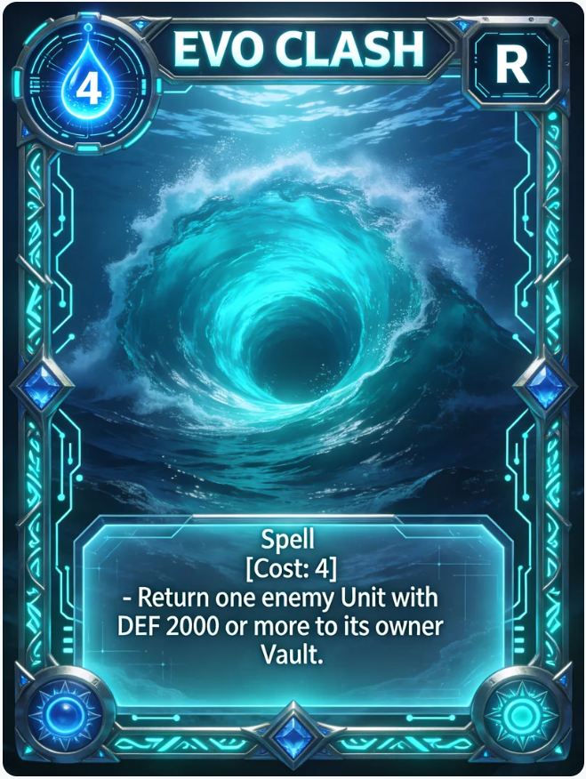 EVO CLASH Card