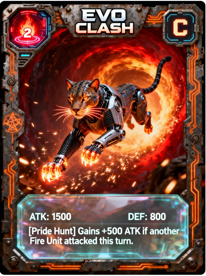 EVO CLASH Card