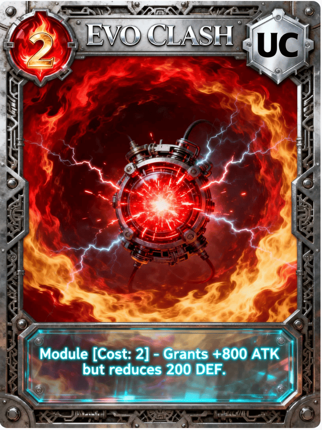 EVO CLASH Card